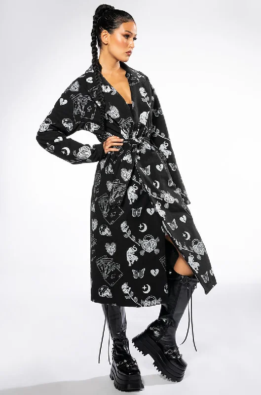 tailored coatTATTOO LOVER TRENCH COAT