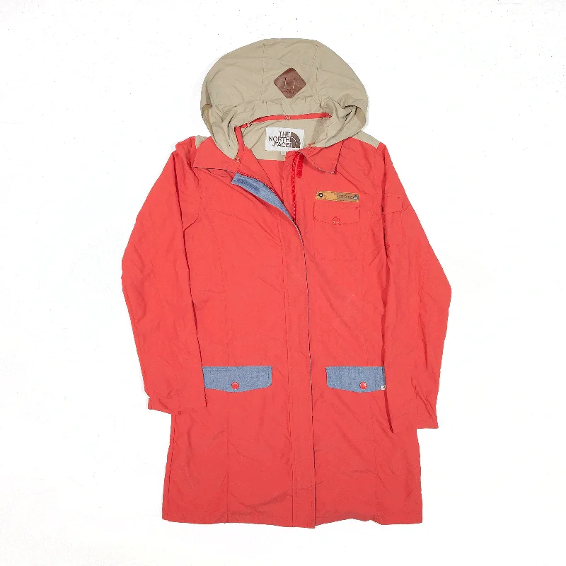 premium puffer coatTHE NORTH FACE Jacket Red Hooded Rain Womens M