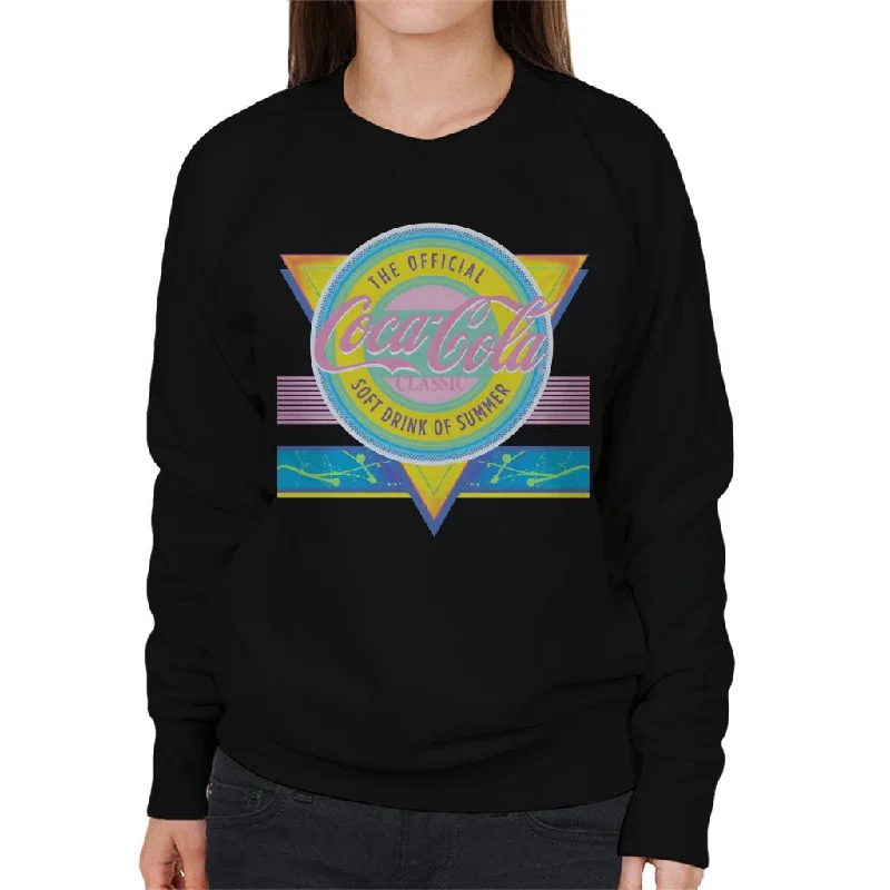 workout-ready hoodieCoca Cola Classic The Official Soft Drink Of Summer Women's Sweatshirt