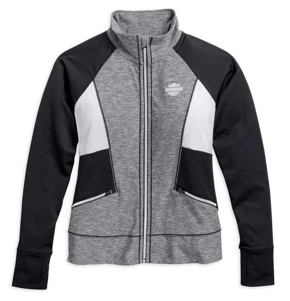 Harley-Davidson® Women's Performance Infrared Activewear Jacket, Gray 96066-17VW