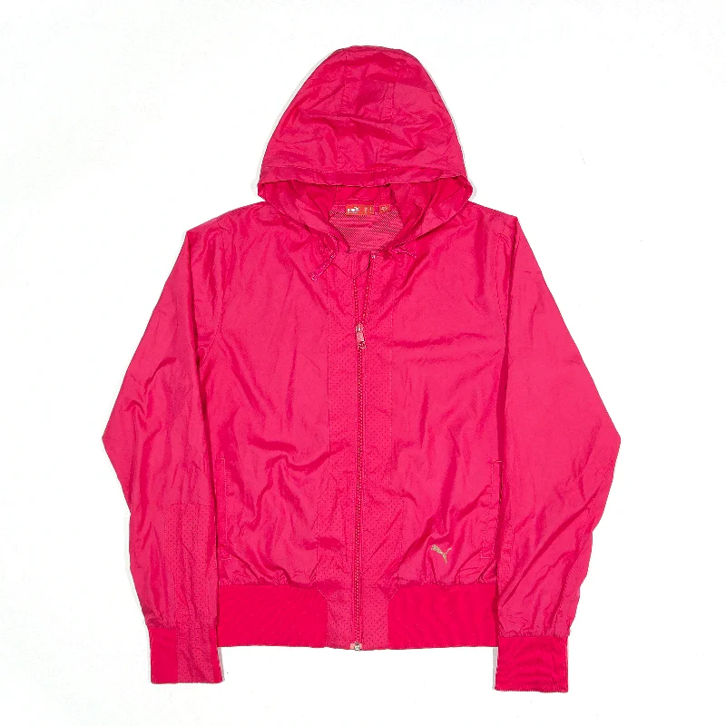 fashion coat with hoodPUMA Track Jacket Pink Womens UK 14