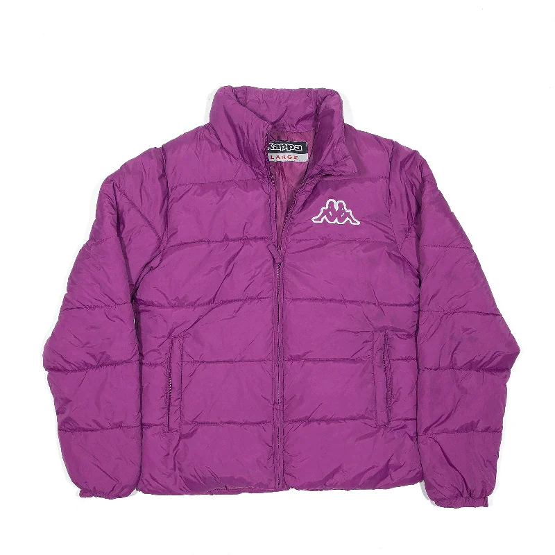 classic bomber jacketKAPPA Puffer Jacket Purple Womens L