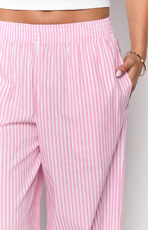 long coatMahalia Pink Stripe Pants