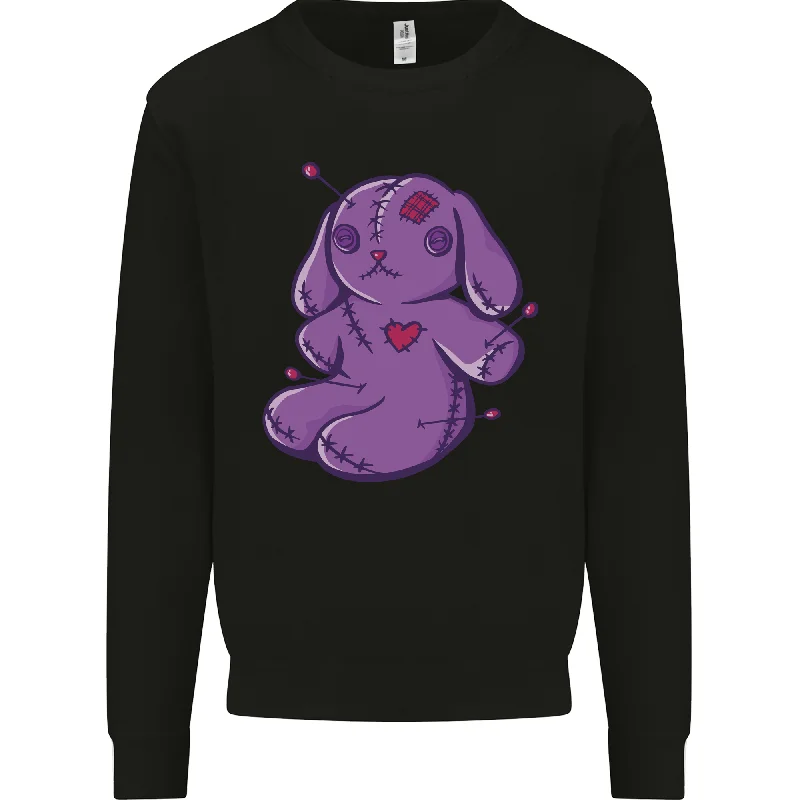 activewear hoodieA Voodoo Doll Rabbit Mens Sweatshirt Jumper