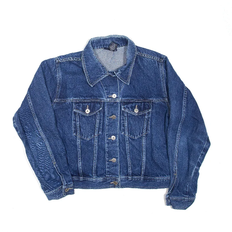 cold weather coatVENEZIA JEANS Jacket Blue Denim Womens L