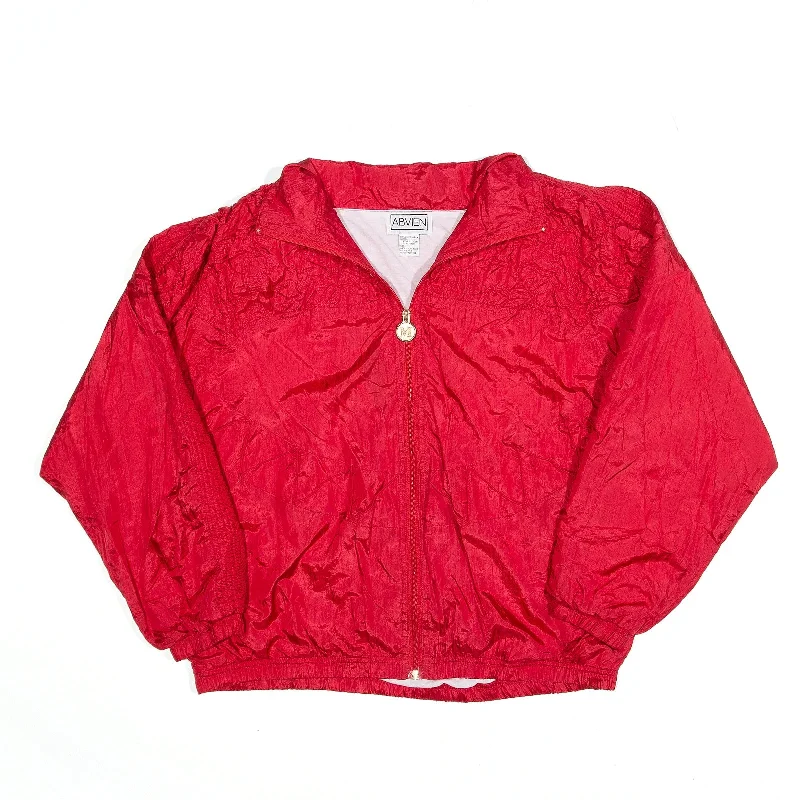 cozy wool-blend coatABVIEN Shell Jacket Red Womens L