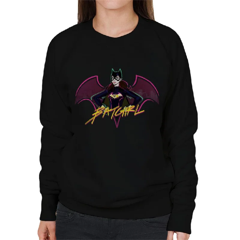 urban activewear hoodieBatman Batgirl Power Pose Women's Sweatshirt