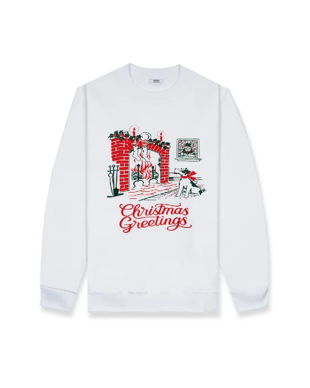 Women's Christmas Greeting Crewneck