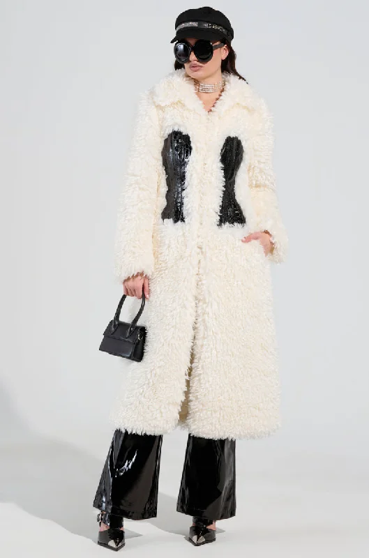 insulated jacketBUY ME ROSES CORSETED FUR COAT