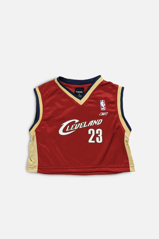 oversized sports sweatshirtRework Cleveland Cavaliers NBA Crop Jersey - S