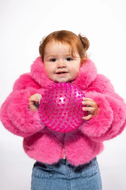 lightweight outerwearKIDS BARBZ FAUX FUR JACKET