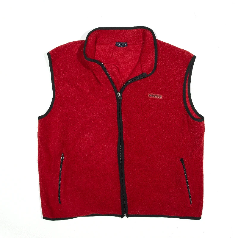 slim fit coatNAUTICA Fleece Gilet Red Womens XL