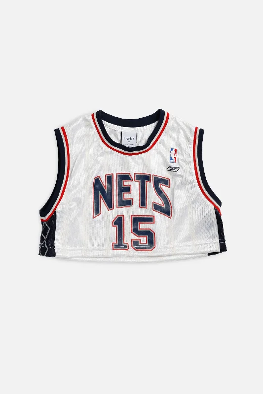 luxe gym hoodieRework Brooklyn Nets NBA Crop Jersey