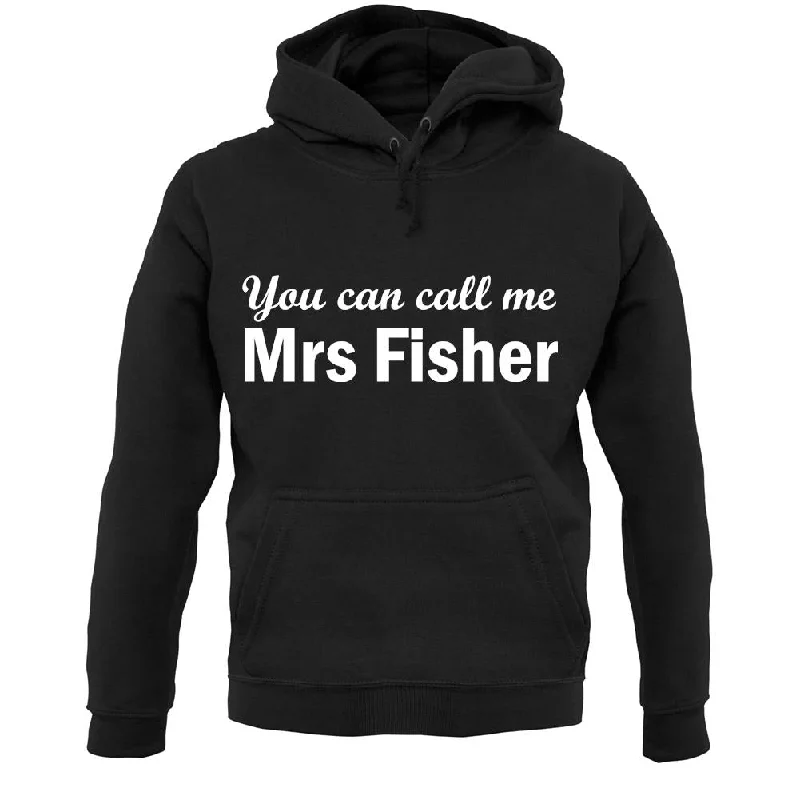 minimal hoodieYou Can Call Me Mrs Fisher Unisex Hoodie