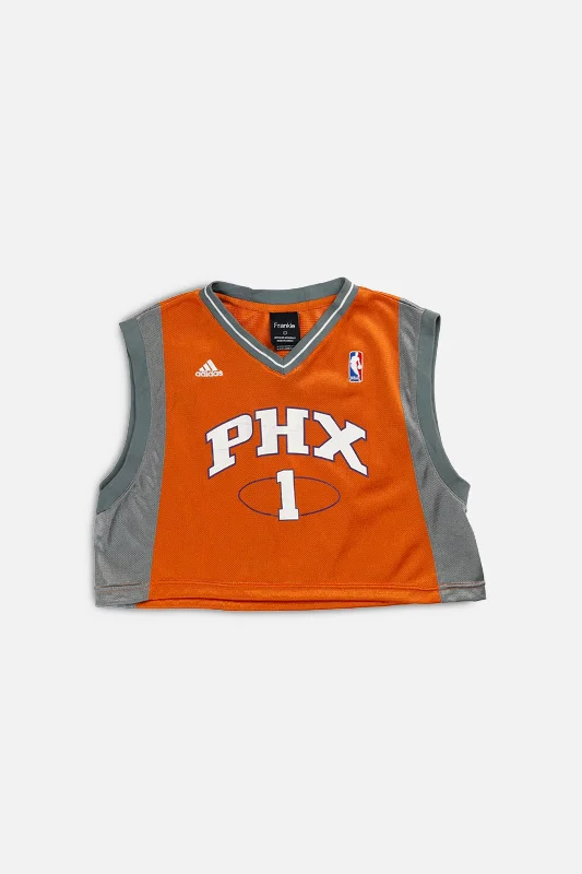 loose fit sports sweatshirtRework Phoenix Suns NBA Crop Jersey - L