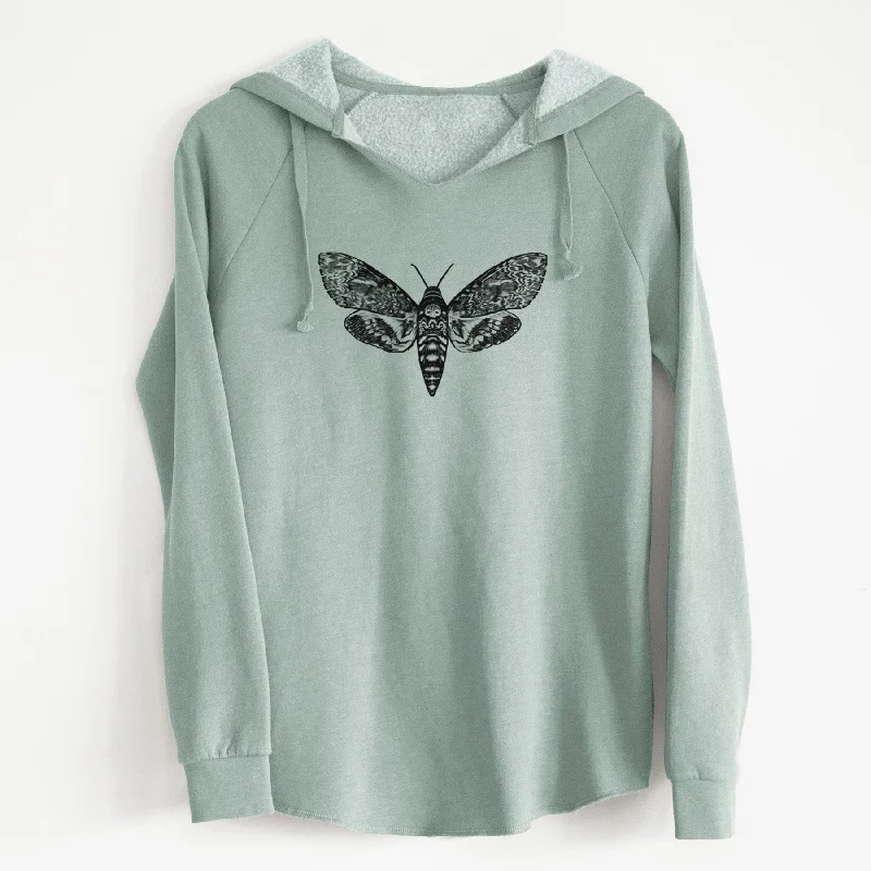 comfortable athletic sweatshirtDeath's-head Hawkmoth - Acherontia atropos - Cali Wave Hooded Sweatshirt