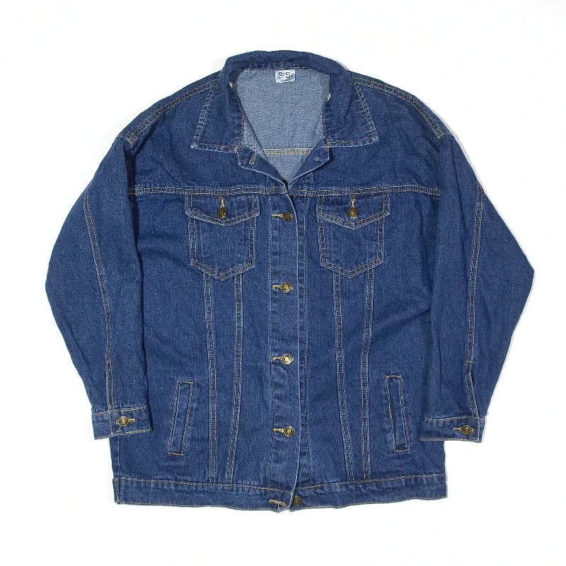 casual sports coatSISI Jacket Blue Denim Womens L