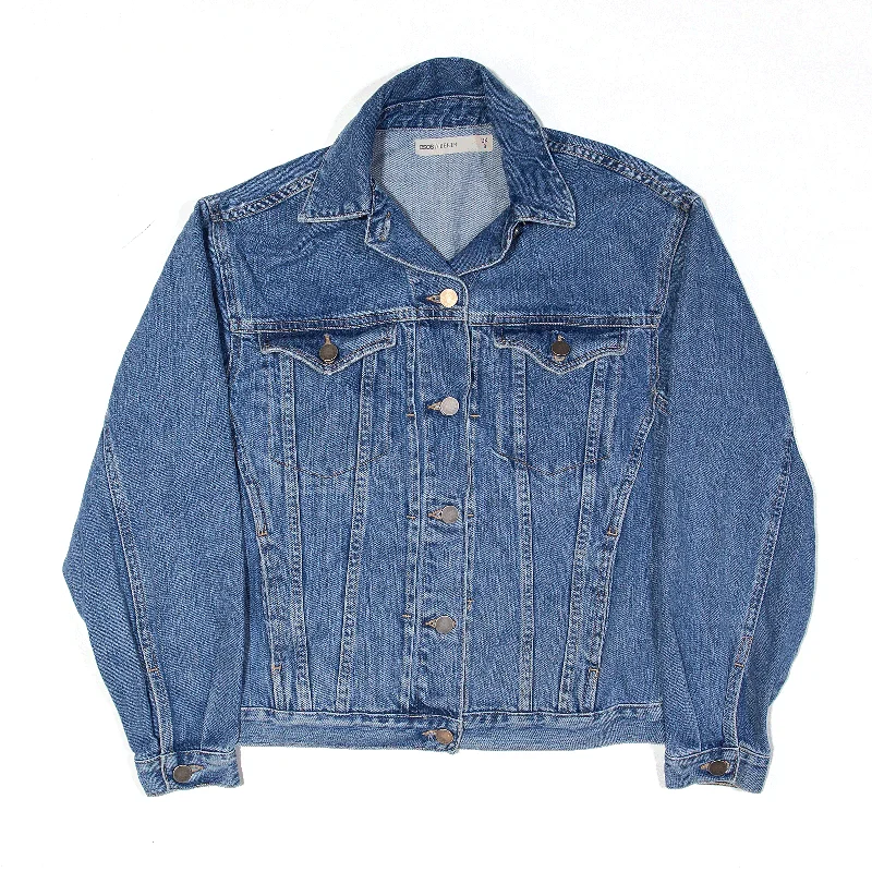 trendy jacketASOS Jacket Blue Denim Womens S