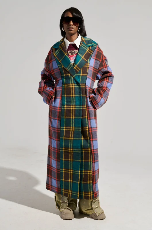 wool-blend coatTECHNICOLOR DREAM TRENCH