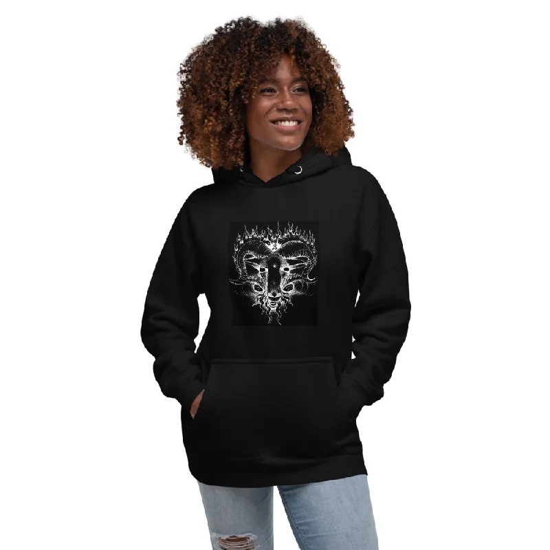 Unisex Hoodie with Aries Print