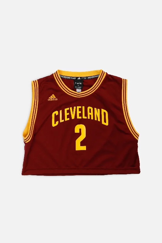 high-quality athletic sweatshirtRework Cleveland Cavaliers NBA Crop Jersey - L