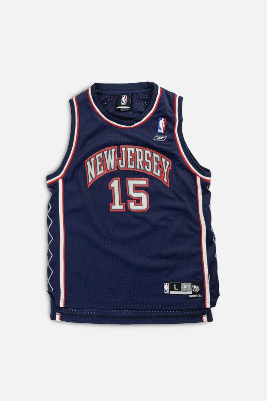 eco-friendly fitness hoodieVintage New Jersey Nets NBA Jersey - Women's S