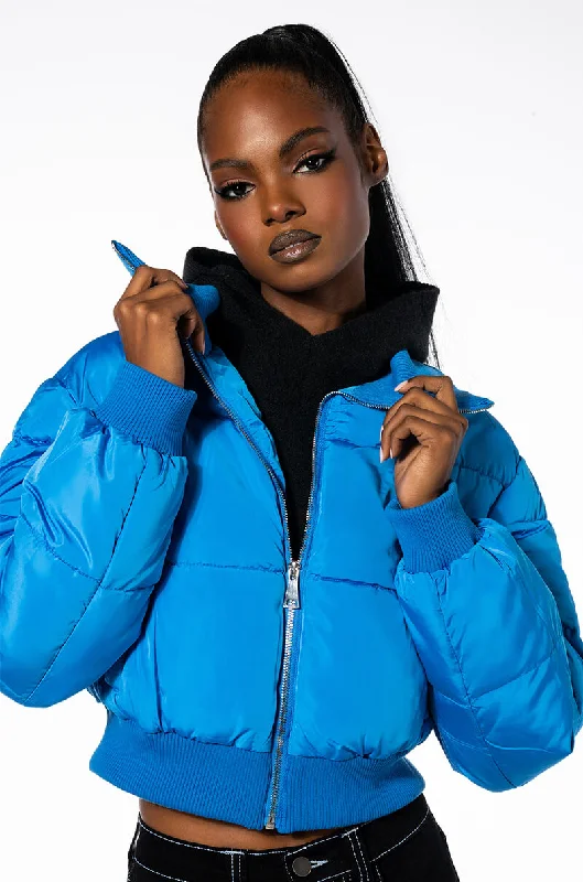 minimalist jacketI'M BLUE DA PA DEE PUFFER