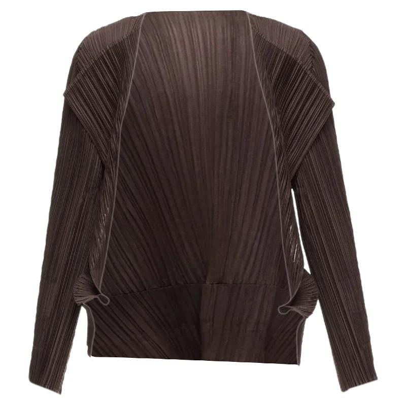 Issey Miyake Pleats Please Plisse 3D Cut Cardigan Jacket