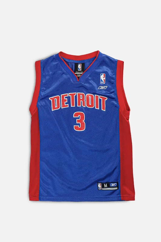 high-end athletic hoodieVintage Detroit Pistons NBA Jersey - Women's XS