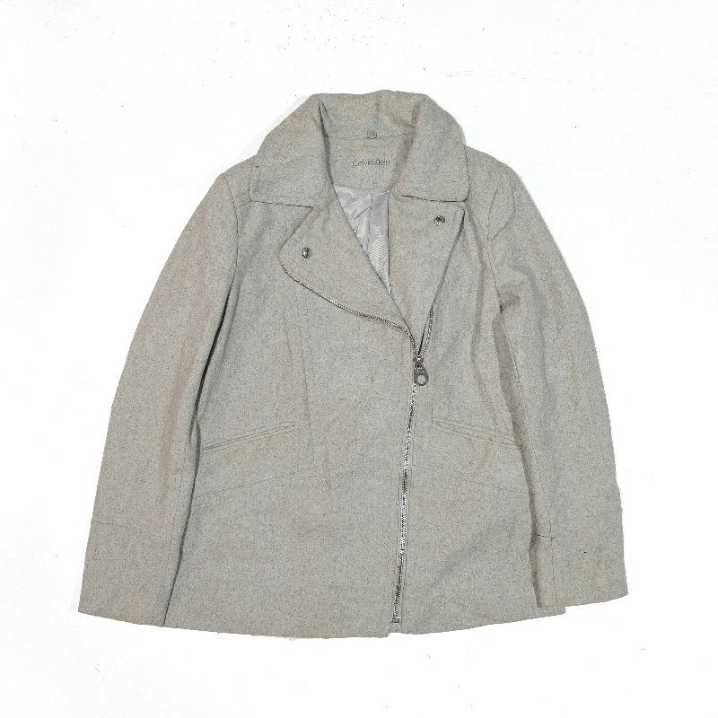 raincoatCALVIN KLEIN Jacket Grey Pea Womens S